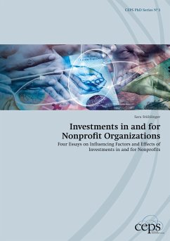 Investments in and for Nonprofit Organizations - Stühlinger, Sara