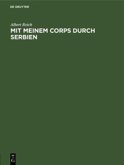 Cover Mit meinem Corps durch Serbien (eBook, PDF)