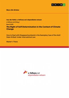 The Right of Self-Determination in the Context of Climate Change (eBook, PDF)