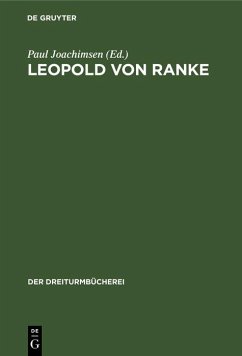 Cover Leopold von Ranke (eBook, PDF)