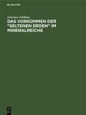 Das Vorkommen der "seltenen Erden" im Mineralreiche (eBook, PDF)