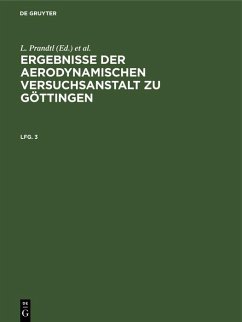 Cover Ergebnisse der aerodynamischen Versuchsanstalt zu Göttingen. Lfg. 3 (eBook, PDF)
