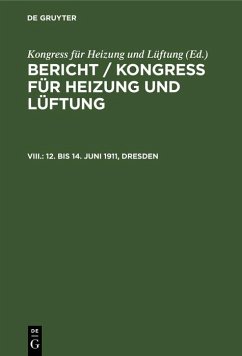 Cover 12. bis 14. Juni 1911, Dresden (eBook, PDF)