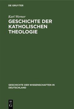 Cover Geschichte der katholischen Theologie (eBook, PDF)