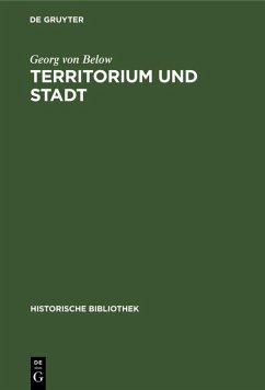 Cover Territorium und Stadt (eBook, PDF)