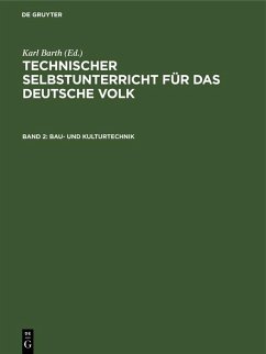 Cover Bau- und Kulturtechnik (eBook, PDF)