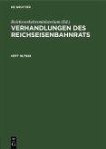 Verhandlungen des Reichseisenbahnrats. Heft 18/1928 (eBook, PDF)