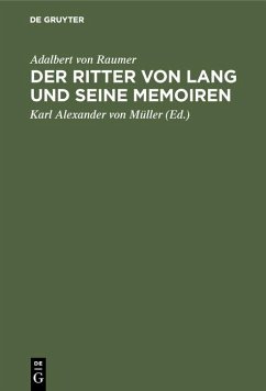 Cover Der Ritter von Lang und seine Memoiren (eBook, PDF)