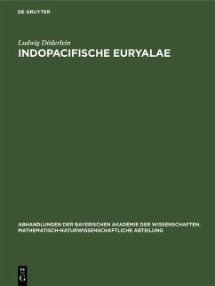 Indopacifische Euryalae (eBook, PDF) - Döderlein, Ludwig