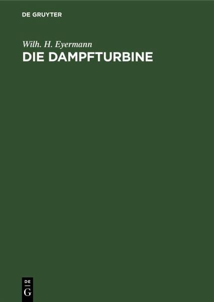 Die Dampfturbine (eBook, PDF)