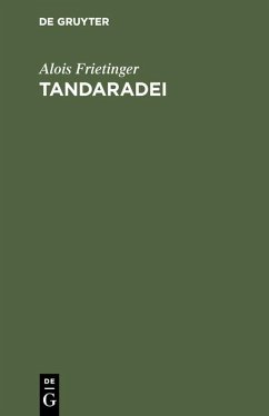 Tandaradei (eBook, PDF) - Frietinger, Alois