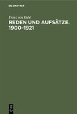 Reden und Aufsätze. 1900-1921 (eBook, PDF)