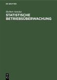 Statistische Betriebsüberwachung (eBook, PDF)