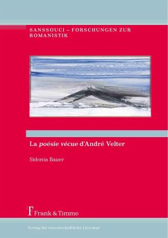 Cover La 'poésie vécue' d'André Velter (eBook, PDF)