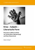Krise - Subjekt - Literarische Form (eBook, PDF)