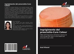 Ingrigimento del prosciutto-Cure Colour - Khazei, Asal