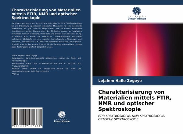 Charakterisierung von Materialien mittels FTIR, NMR und optischer Spektroskopie Charakterisierung von Materialien mittels FTIR, NMR und optischer Spektroskopie
