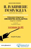 Il Barbiere di Siviglia - elaborazione facilitata per orchestra scolastica (Partitura in Re) (fixed-layout eBook, ePUB)
