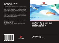 Gestion de la douleur postopératoire - Poudyal, Sunita;Subba, Hem Kumari