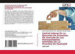 Control Interno En La Ejecución De Proyectos De Inversión En Las Municipalidades Distritales De La Provincia De Huancané