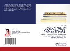 Validation of stability indicating analytical method by RP-HPLC