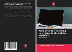 Ambiente de e-learning no ensino de disciplinas especiais - Nematowa, Lolahon Hikmatowna