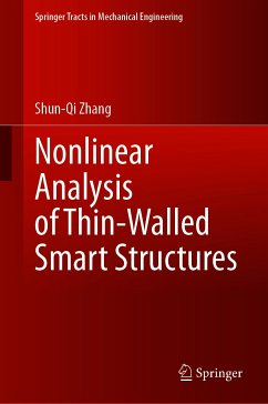 Nonlinear Analysis of Thin-Walled Smart Structures (eBook, PDF) - Zhang, Shun-Qi