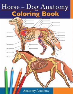 Horse + Dog Anatomy Coloring Book - Academy, Anatomy