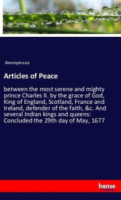 Articles of Peace - Anonymous