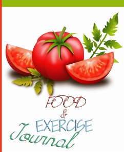 Cover Food and Exercise Journal for Healthy Living - Food Journal for Weight Lose and Health - 90 Day Meal and Activity Tracker - Activity Journal with Daily Food Guide