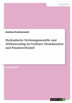 Hydraulische Strömungsmodelle und Abflussrouting im Vorfluter. Modellansätze und Parameterbedarf - Kochanowski, Andreas