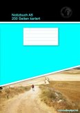 Notizbuch A5 200 Seiten kariert (Softcover Türkis)