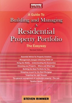 A Guide to Building and Managing a Residential Property Portfolio - Rimmer, Steven