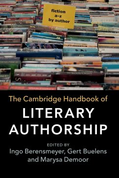 The Cambridge Handbook of Literary Authorship