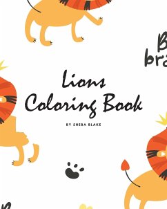 Lions Coloring Book for Children (8x10 Coloring Book / Activity Book) - Blake, Sheba