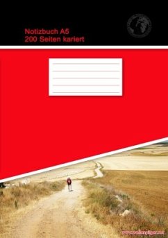 Notizbuch A5 200 Seiten kariert (Softcover Rot) - Brondke, Christian