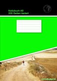 Notizbuch A5 200 Seiten kariert (Softcover Grün)