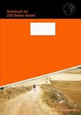 Notizbuch A4 200 Seiten kariert (Softcover Orange)