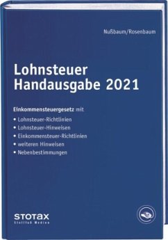 Lohnsteuer Handausgabe 2021 - Nußbaum, Sabine;Brachmann, Anke