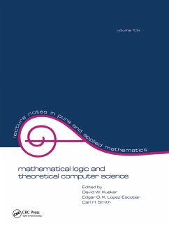 Mathematical Logic and Theoretical Computer Science (eBook, ePUB) - Kueker, David