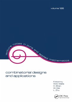 Combinatorial Designs and Applications (eBook, PDF) - Wallis, W. D.