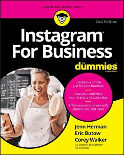Instagram For Business For Dummies (eBook, PDF) - Herman, Jenn; Butow, Eric; Walker, Corey