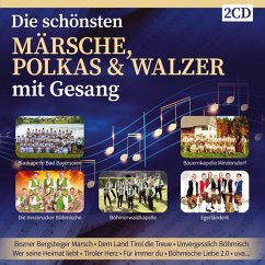 Die Schönsten Märsche,Polkas U.Walzer Mit Gesang - Diverse