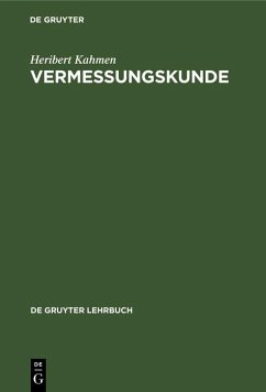 Vermessungskunde (eBook, PDF) - Kahmen, Heribert