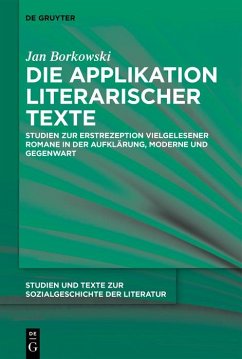 Die Applikation literarischer Texte (eBook, ePUB) - Borkowski, Jan