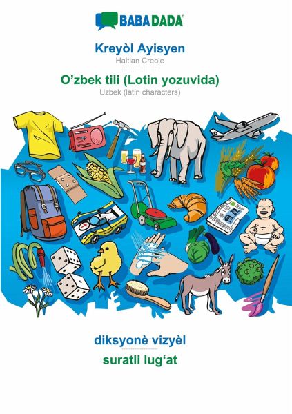 Kreyòl Ayisyen - O'zbek tili (Lotin yozuvida), diksyonè vizyèl, BW