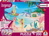 Schmidt 56397 - Schleich, Bayala, Dracheninsel, Puzzle mit Figur, 200 Teile Schmidt 56397 - Schleich, Bayala, Dracheninsel, Puzzle mit Figur, 200 Teile