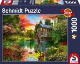 Schmidt 58968 - Die Wassermühle, Puzzle, 1000 Teile