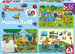 Cover Die Maus, Ein Tag mit der Maus (Kinderpuzzle)