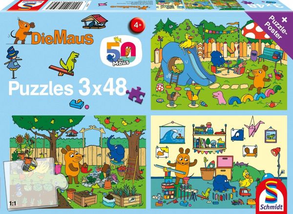 Die Maus, Ein Tag mit der Maus (Kinderpuzzle) Die Maus, Ein Tag mit der Maus (Kinderpuzzle)